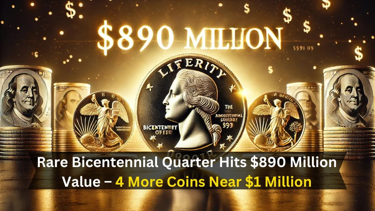 Rare Bicentennial Quarter Hits $890 Million Value – 4 More Coins Near $1 Million