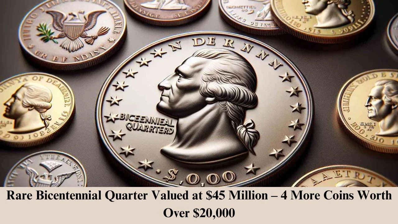 Rare Bicentennial Quarter Valued at $45 Million – 4 More Coins Worth Over $20,000