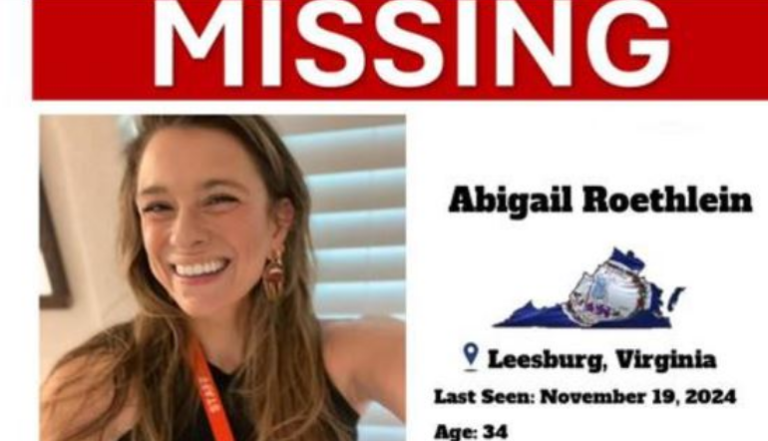 Abigail Roethlein Missing: In Leesburg, Virginia: Authorities Seek Help to Find 34-Year-Old Woman