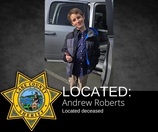 Community in Shock as 14-Year-Old Andrew Roberts Found Dead After Going Missing from Hidden Valley Lake